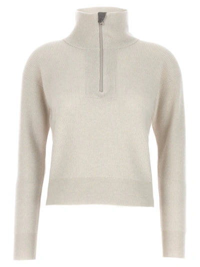 Brunello Cucinelli Monile Sweater, Cardigans White