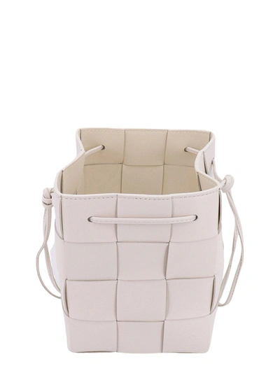 Bottega Veneta Cassette Small Shoulder Bag In White