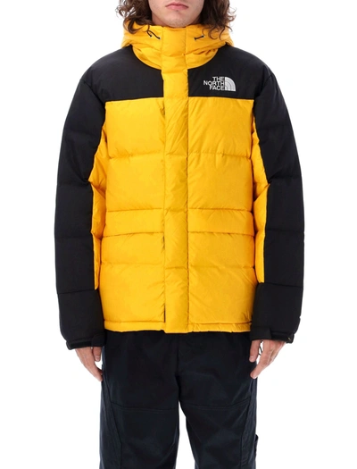 The North Face Gold And Black Giacca Himalayan Down Parka Uomo Summit In Yellow/black