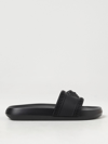 Versace Palazzo Rubber Slides In Black