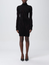 Mugler Dress  Woman Color Black In Black