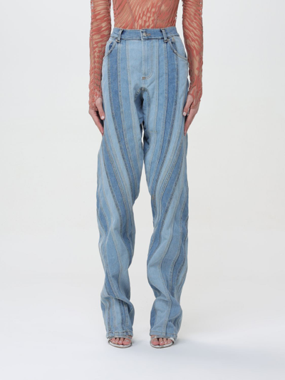 Mugler Paneled jumpsuit