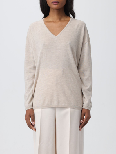 MAX MARA SWEATER MAX MARA WOMAN COLOR BEIGE,F16682022