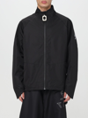 Jw Anderson Zip Front Track Jacket In Black