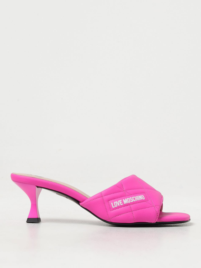Love Moschino Heeled Sandals  Woman Color Fuchsia