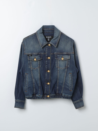 Balmain Jacket  Kids Kids Color Blue