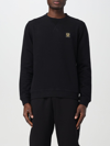 Belstaff Felpa Con Patch Logo In Black