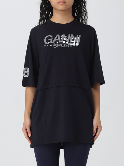 Ganni T-shirt  Woman Color Black