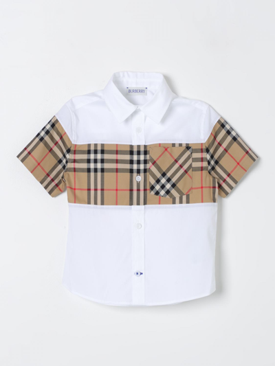 Burberry Babies' Shirt  Kids Kids Colour White