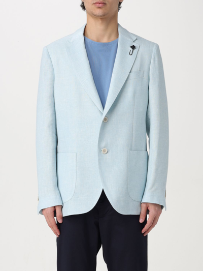 Lardini Jacket  Men Color Blue