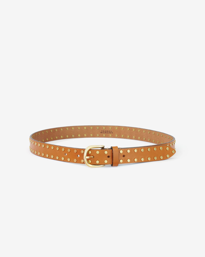 Isabel Marant Lowell Belt In Orange