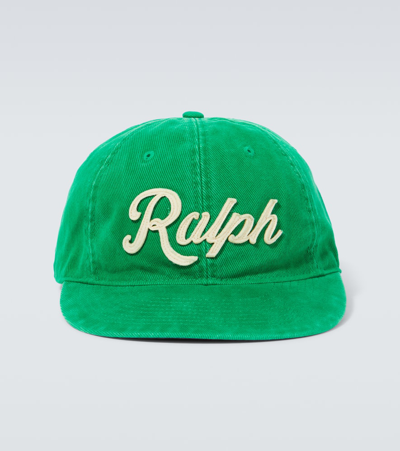 Polo Ralph Lauren Logo Baseball Cap In Green