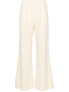 Forte Forte High-waist Wide-leg Trousers In Nude & Neutrals