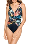 MIRACLESUIT PLUMERIA CHARMER ONE-PIECE SWIMSUIT
