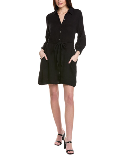 Michael Stars Polly Above-knee Tunic Dress In Black