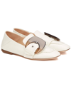 Agl Attilio Giusti Leombruni Buckle Leather Loafers In White