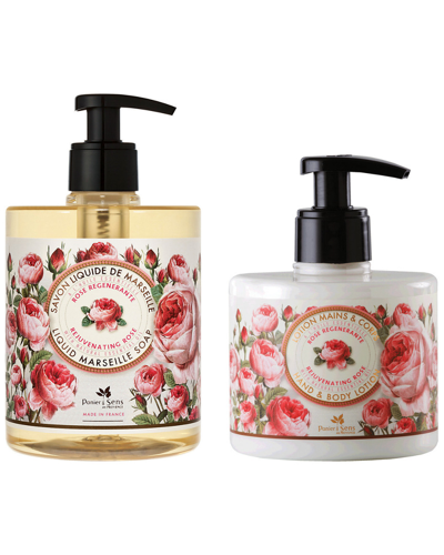 Panier Des Sens Rejuvenating Rose 2pc Gift Set In Pink