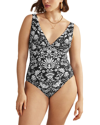 Boden Twist Classic Swimsuit In Black