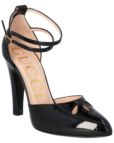 Gucci Indya Patent Pump In Black