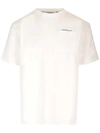 PALM ANGELS PALM ANGELS WHITE T-SHIRT WITH POCKET