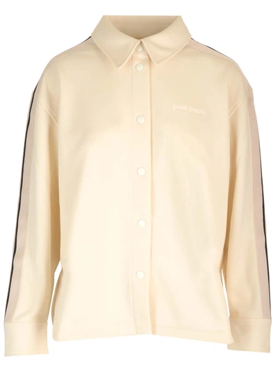 Palm Angels Compact Jersey Overshirt In 0403