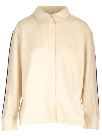 PALM ANGELS PALM ANGELS COMPACT JERSEY OVERSHIRT