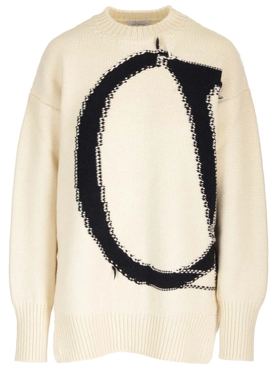 Off-white Oversized Logo Sweater In 0410