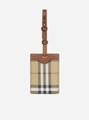 BURBERRY BURBERRY CHECK MOTIF LUGGAGE TAG