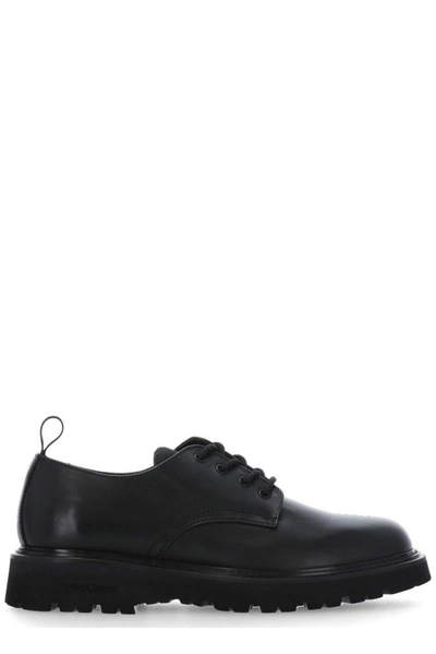 Woolrich New City Round Toe Derby Shoes In Black