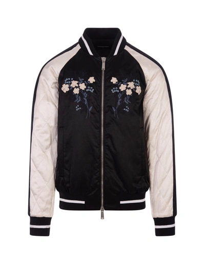 Dsquared2 Classic Bomber Jacket In Black