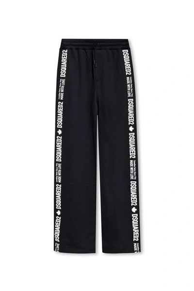 Dsquared2 Sweatpants With Logo In Black