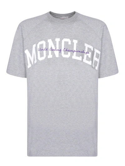 Moncler Frontal Logo Grey T-shirt