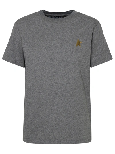 Golden Goose Logo-print Cotton T-shirt In Grey