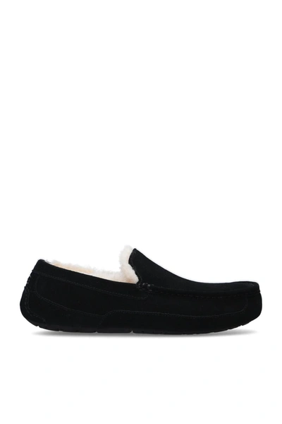 Ugg M Ascot Suede Moccasins In Nero
