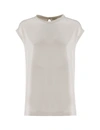 Brunello Cucinelli Top In Warm White