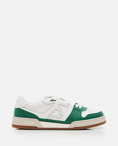 Fendi Sneakers Ff Match Mix In Emerald White Ice