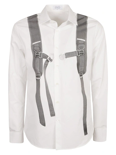 Off-white Heavycot Shirt In White Black