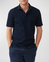 Rodd & Gunn Leeson Cotton Geo Sports Fit Polo Shirt In Navy