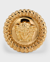 Versace Medusa Head-detail Stud Earrings In  Gold
