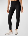 Beyond Yoga Powerbeyond Strive Midi Leggings In Black