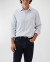 Rodd & Gunn Whare Creek Original Fit Gingham Check Cotton Button-up Shirt In Ecru