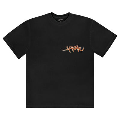 Pre-owned Cactus Jack By Travis Scott Manuscript Tee 'black'