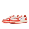 AUTRY MEDALIST LOW TOP SNEAKER IN TANGERINE