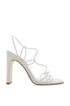 BILLINI CADENCE BLOCK HEEL IN WHITE