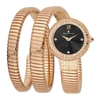 Christian Van Sant Women's Naga Black Dial Watch In Gold