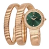 Christian Van Sant Naga Quartz Green Dial Ladies Watch Cv0895 In Gold