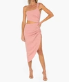 Just Bee Queen Olive Dress In Rose In Multi