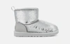 Ugg Classic Mini Mirror Ball Bootie In Silver
