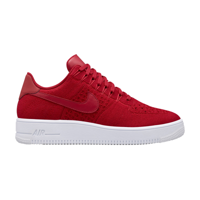 Pre-owned Nike Lab Air Force 1 Ultra Flyknit Low Premium In Red