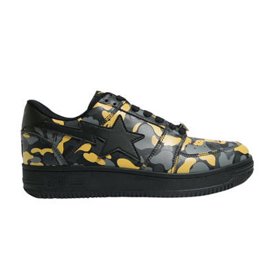 Pre-owned Bape Sta Low M2 'madison Avenue Camo' In Black